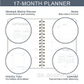 A5 Spiraljournal Wöchentlicher täglicher Notebook 2022 Planer